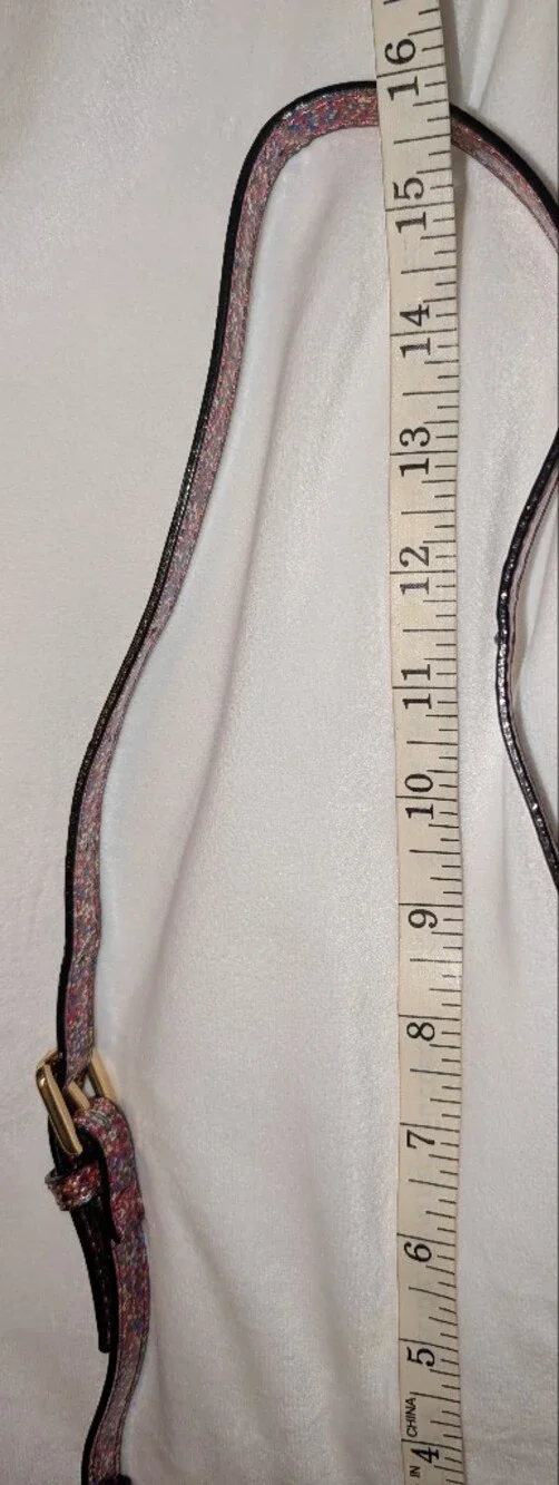 Kate Spade Kid's Glitter Scout Mini Crossbody Bag Pink Multi VGUC